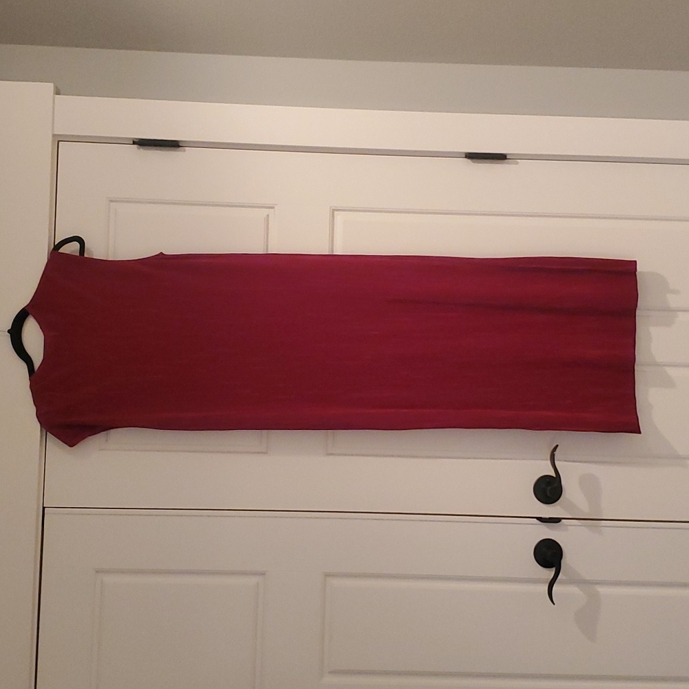 Pleated long dress